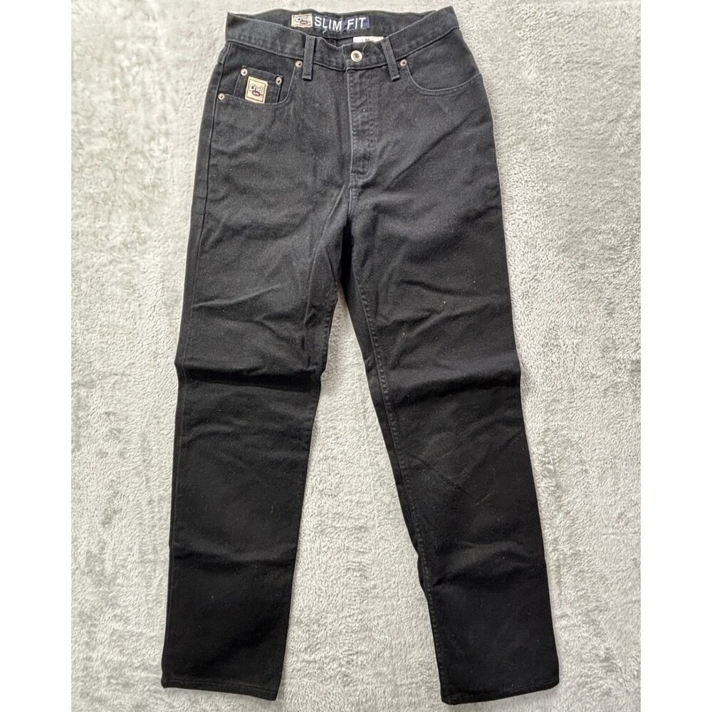 Cruel Girl Women's Slim Fit Black Denim Jeans Size 11 Regular Straight Leg
